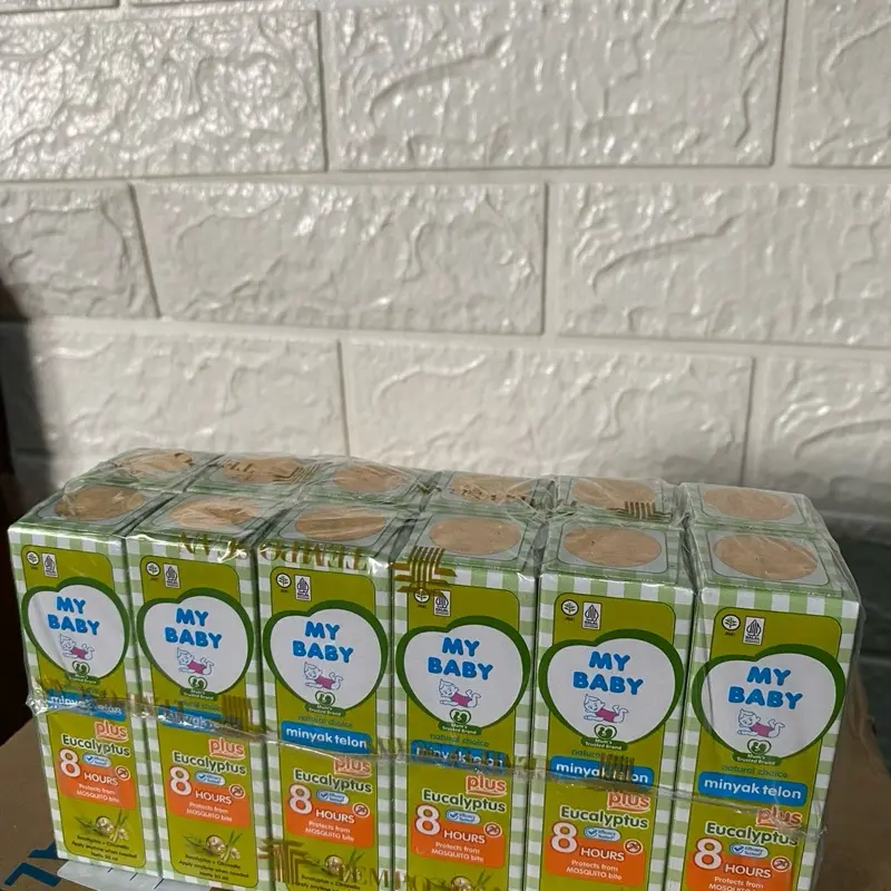 Minyak Telon My Baby 1 Lusin / 12 Botol 30 Ml - Cocok untuk Bayi - Cewek, Cowok Menghangatkan Kulit Perut 2