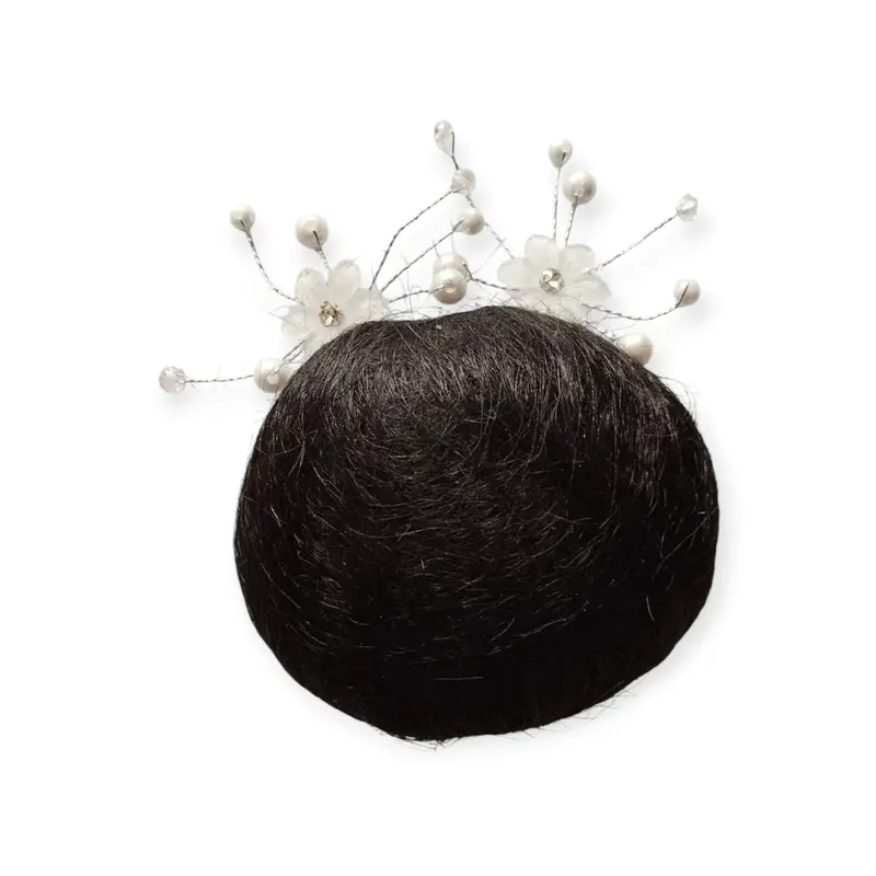 Sanggul Rambut CEPOL MINI + 2 Tusuk Bunga Mata Pearl 2