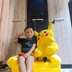 Sofabed anak karakter LED Busa 5 cm