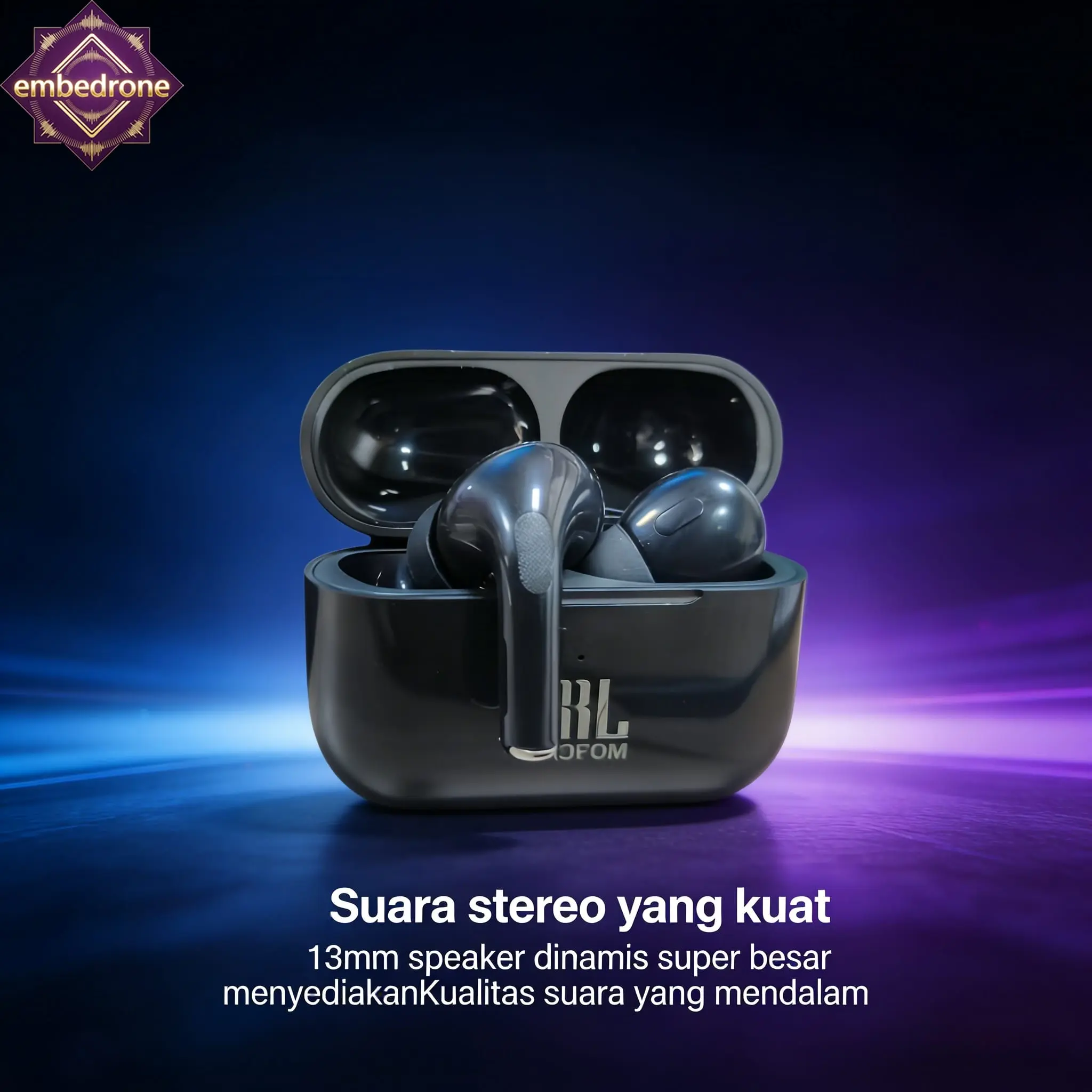 Headset Bluetooth Noise Cancelling 30dB HiFi Stere