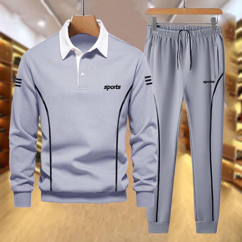  Quần áo thu đông nam  BPOLO  Đồ bộ polo nam thu đông Lining có cổ chất liệu Umi Cotton kiểu dáng thể thao 