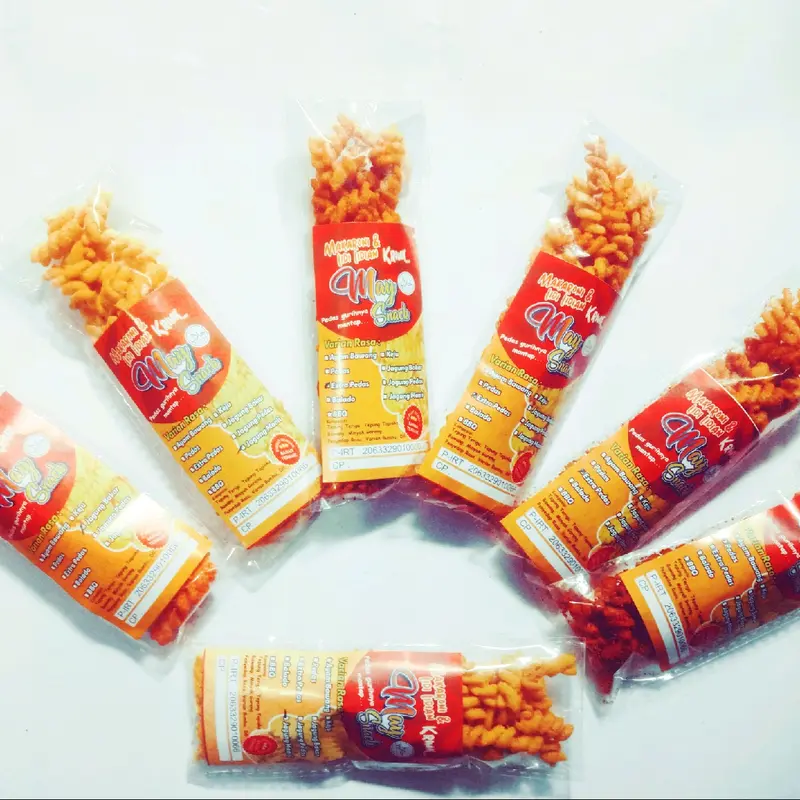makaroni gandum  spiral 9 variasi rasa paket 10 pcs Bawang Food Noodles Pasta Macaroni Ayam Bbq   Snack Manis Pedas Jagung Cemilan Makanan kripik Keripik 2