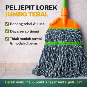 PEL JEPIT LOREK JUMBO FREE TANGKAI
