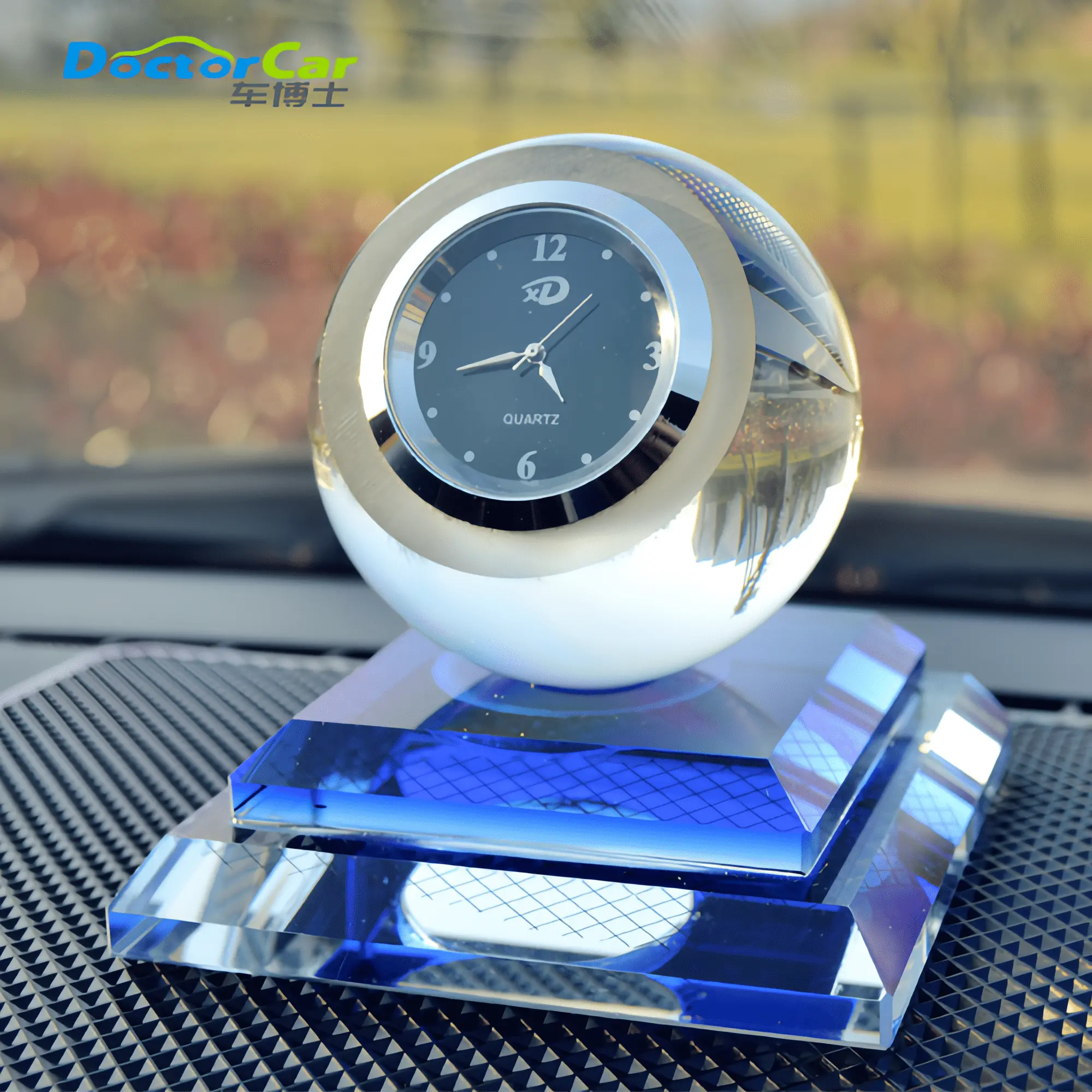 3 IN 1 Parfum Jam dan Pajangan Mobil Kristal Mewah