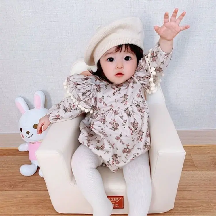 0-3 Thn | Topi Beret Bayi Anak Rajut Style Korea Wol Anak-Painter Autumn Winter Baret Berret Hat Polos Fashion Topi 2