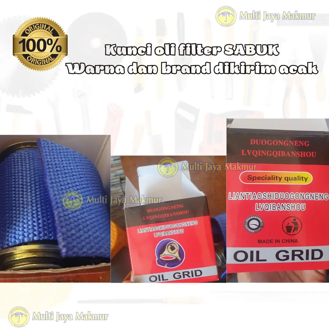 ALAT KUNCI FILTER OLI/ KUNCI OLI FILTER MODEL SABUK WRENCH TALI Car Dudukan Mesin Kendaraan Motorcycle