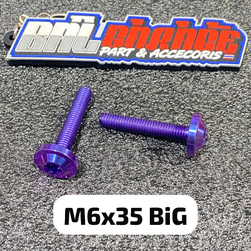 baud titanium 6x35 big drat10 panjang 3,5cm original Vietnam(1baud) Motorcycle