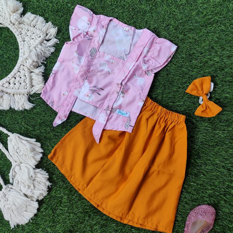 Pakaian Serba Gaya Kutubaru Bayi hingga Usia 3 Tahun Bahan Katun Jepang untuk Anak Perempuan - Fashion 1