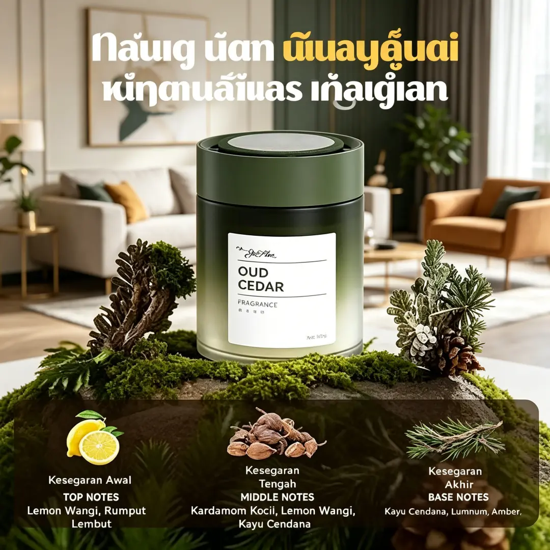 Parfum Mobil 180g Penghilang Bau Tak Sedap Permanen Aroma Tahan Lama 90 Hari Formula Hypoallergenic Aman Untuk Ibu Hamil Dan Bayi Cocok Untuk Interior Mobil Rumah Kantor COD Tersedia