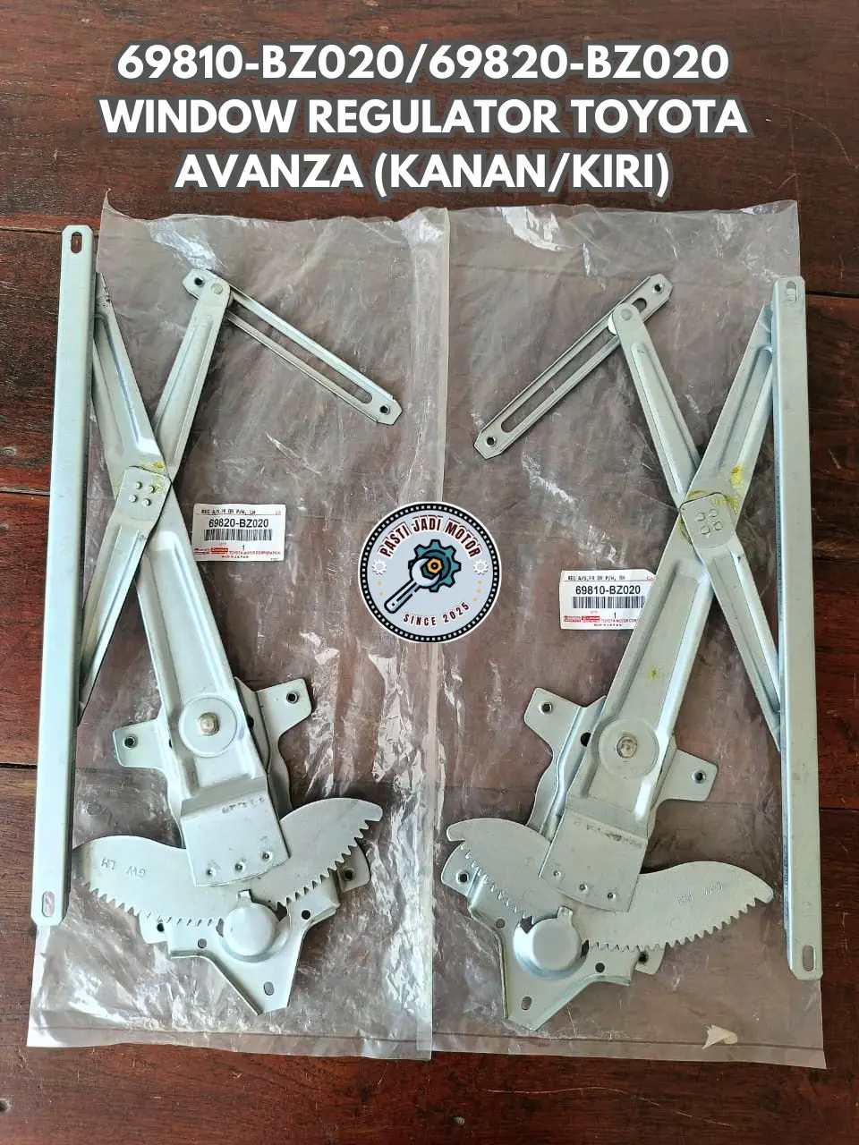 WINDOW REGULATOR POWER WINDOW KACA AVANZA XENIA KANAN/KIRI 69810-BZ020/69820-BZ020