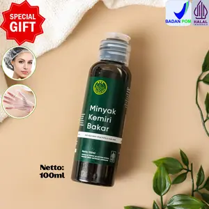 Minyak Kemiri Bakar (MKB) + untuk Perawatan Rambut Rontok dan membantu Menumbuhkan Rambut Kelapa Ketombe Haircare membantu Melebatkan membantu Memanjangkan