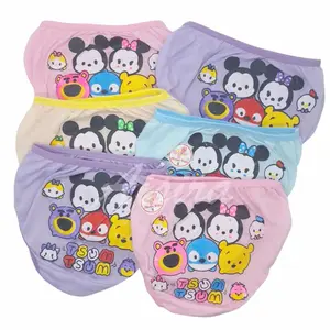6PCS Celana Dalam Anak Perempuan Usia 1 - 8 Tahun Karakter Lucu Bahan Katun / CD Anak Murah