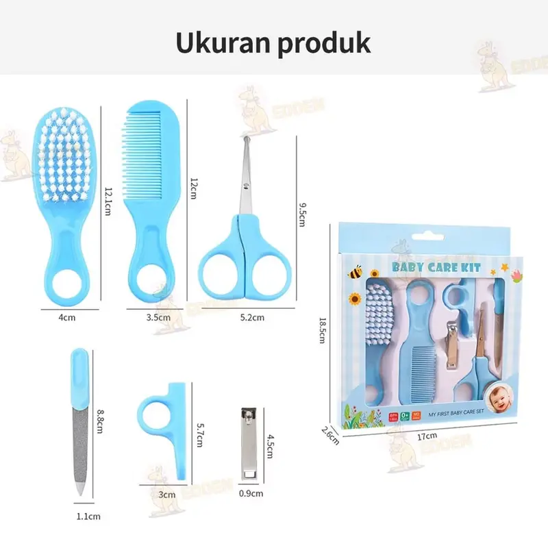 Doly- Health Care kit bayi newborn isi 10pcs dan 6pcs isi Nail ,Gunting,Sisir,kikir kuku,sikat kepala 2