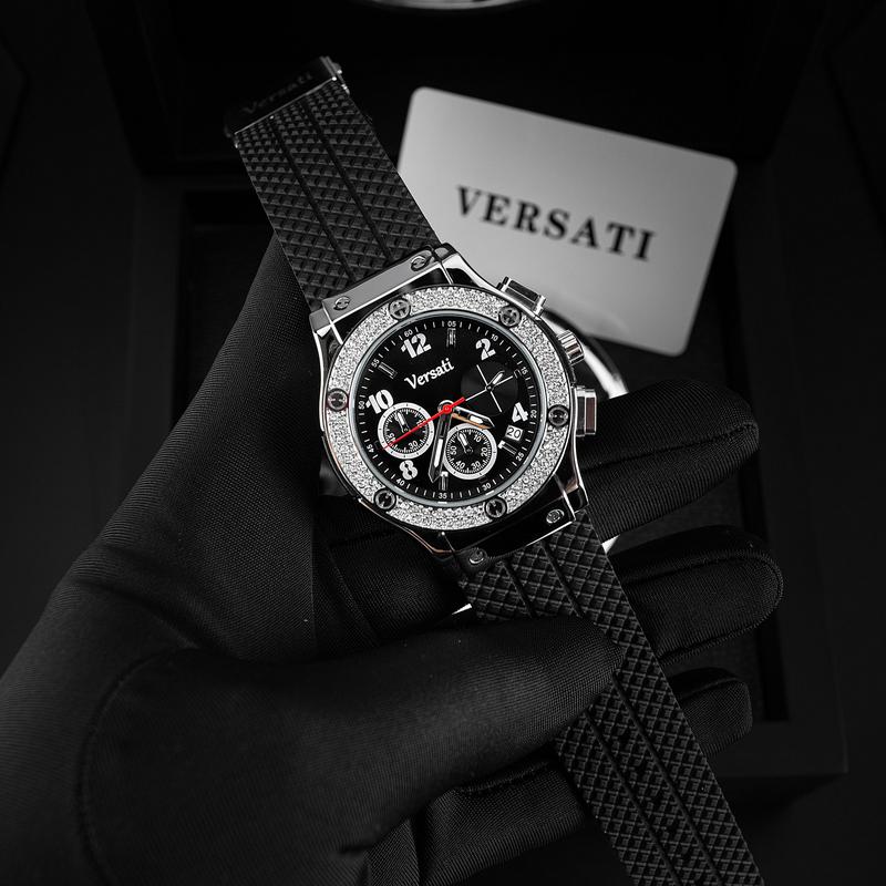 M191-[ VERSATI X HUNGHANGHIEU] Đồng Hồ Nam Versati Phiên Bản Cao Cấp Thời Trang, Sang Trọng