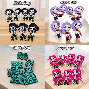Ready Jibbitz Satu Set dan Satuan Karakter Rumi Mira Zoey Huntrix KPOP Demon Hunters Tebaru Viral Sudah Ada Pin