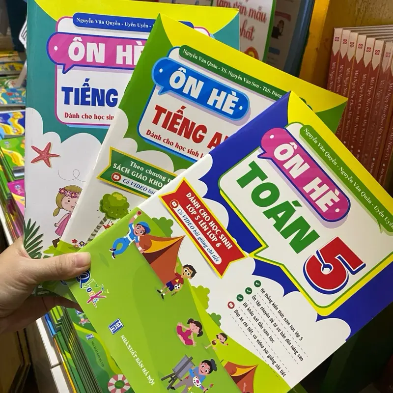 Sách ôn hè toán - tiếng việt - tiếng anh ( từ lớp 1 - lớp 5) 6