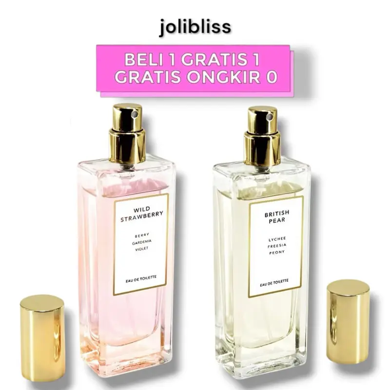 Beli 1 Gratis 1 Parfum British Pear & Wildberry 35ml Eau De Parfum Wanita Aroma Tahan Lama