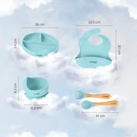 Gambar [SPECIAL KOKO PANCI] [COD] Cypruz Baby Feeding Set Peralatan Makan Bayi Premium Silicone Set 5 Pcs dari Cypruz Kitchenware Kota Administrasi Jakarta Utara 3 Tokopedia