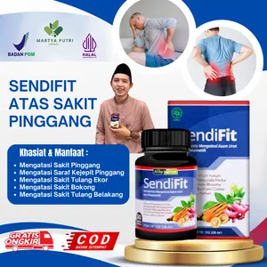 Sendifit Atasi sakit pinggang Saraf Kejepit Pinggang Nyeri Tulang Ekor Sakit Bokong sampai Kaki 50 kapsul