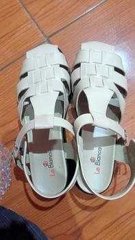 Product Review of Le Bianca ALY 21-0900 Sepatu Sendal Wanita Flat Sandal Army from n** 3