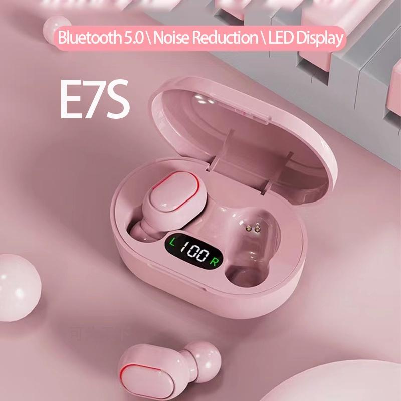 Product Introduction of Tai nghe Bluetooth E7S, tai nghe TWS LED không dây, Bluetooth , giảm tiếng ồn, tai nghe Hadphone, tai nghe âm thanh HIFI 9D, tai nghe nhét tai thể thao với MICPHONE 0