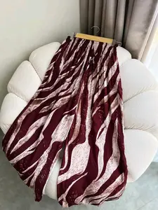 Paket 100 Ribu Dapat 3 Pcs Celana Kulot Hommy Motif Rayon Premium Bawahan Muslim Wanita