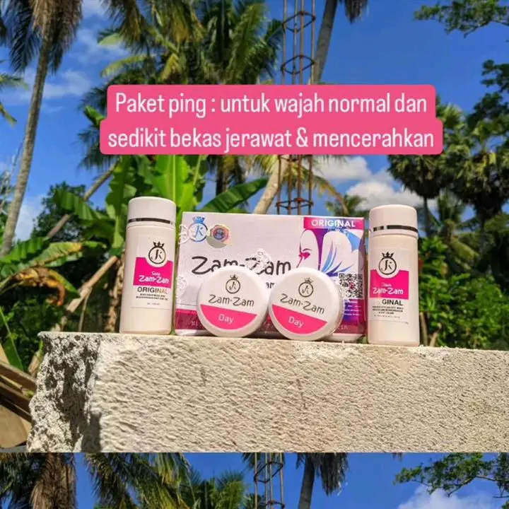 Skincare ZZ PINK untuk muka normal cenderung kusam Wajah