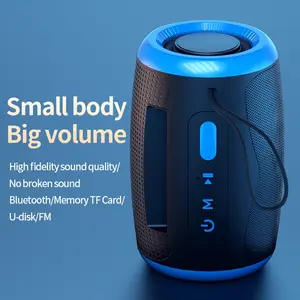 Speaker Bluetooth Bass Waterproof IPX4 Bluetooth 5.3 1200mAH TWS Portable Support TF