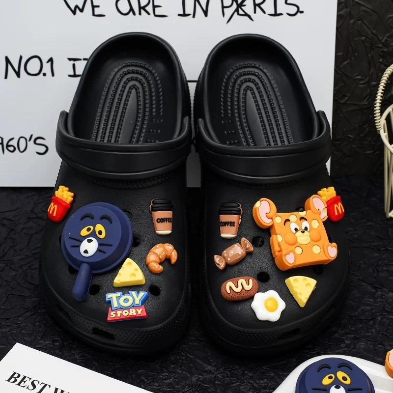 (Dép kèm bộ charm) Dép sục cross hàng VN xuất dư Giày sục nam nữ Classic, Dép Cross Classic Clog. Dép sục sandal quai hậu mẫu mới, siêu êm, thời trang lào