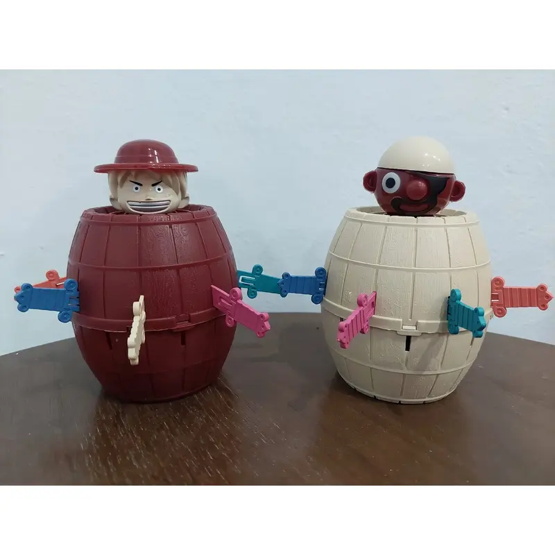 ( BISA COD ) PROMO Mainan Anak Jumping Pirates Barrel Crazy Pirate Roulette Funny Game Running Man 7