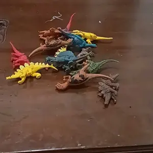 Mainan Edukatif Baru keren Hewan Dinosaur + Telur Set OCT 1234 Word Of The Dinosaur | Mainan Dino Karet Series Ukuran Mini Isi 6 Pcs 3 Telur