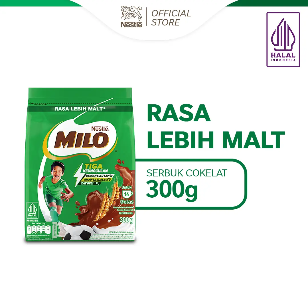MILO ACTIV-GO Susu Coklat Pouch 300g