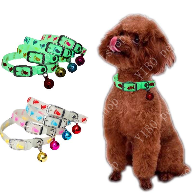 Product Introduction of Pet Glowing puppy Collars with Bells Glow at Night Dogs Cats Necklace Light Luminous Neck Ring Accessories 47