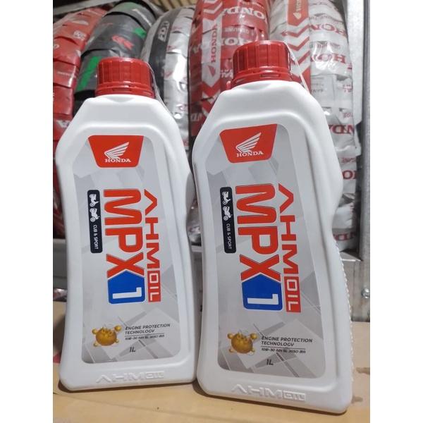 OLI MPX1 1 LITER AHM OIL 10W-30 API SL JASO MA AHM OIL MPX 11L 10W-30 API SL JASO MA 1