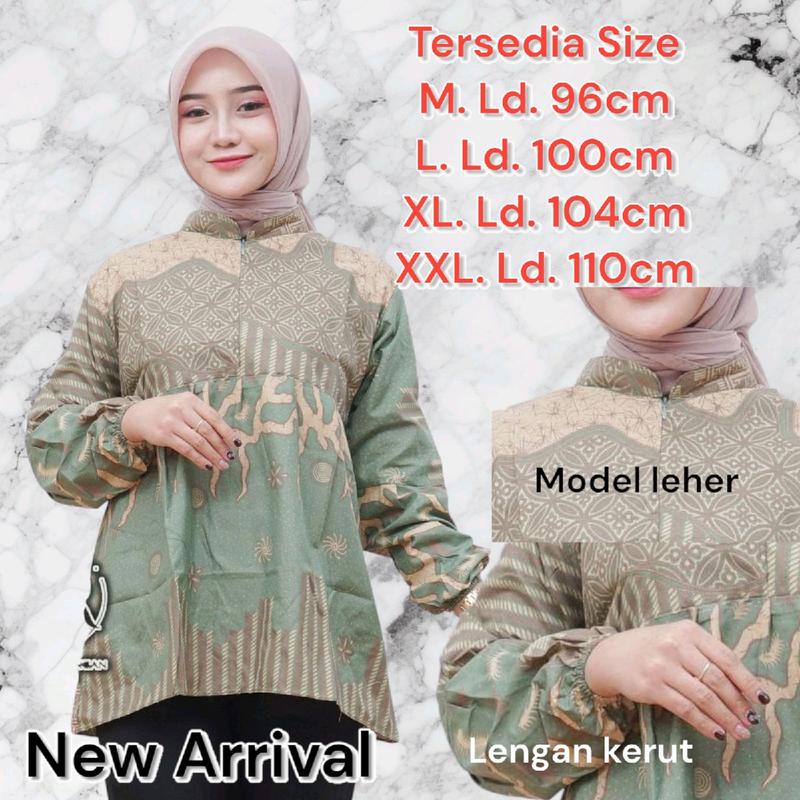 Baju Batik Wanita Baju Batik Blous Baju Batik Kantor Nyaman 2