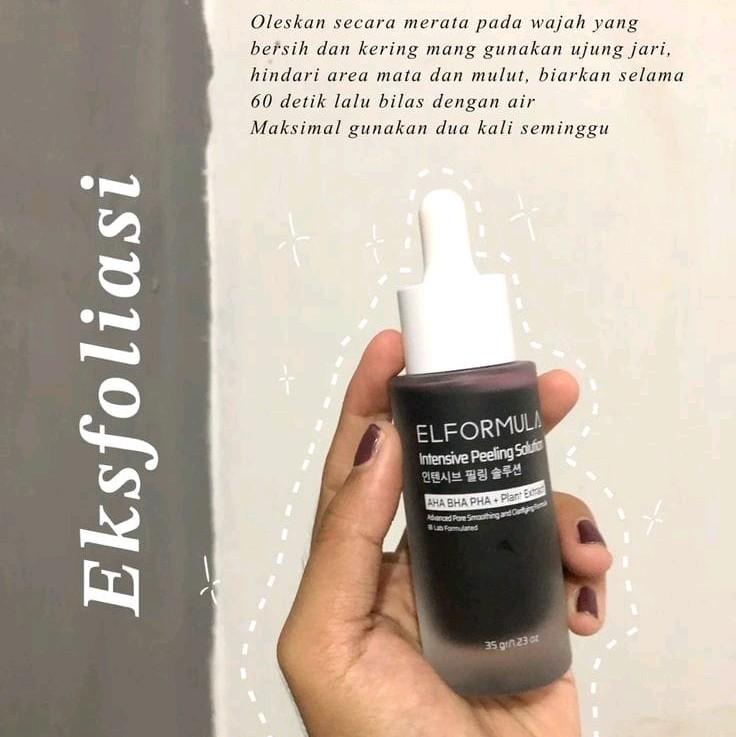 Serum eksfoliasi Elformula. Perawatan Wajah Aging Essence 4