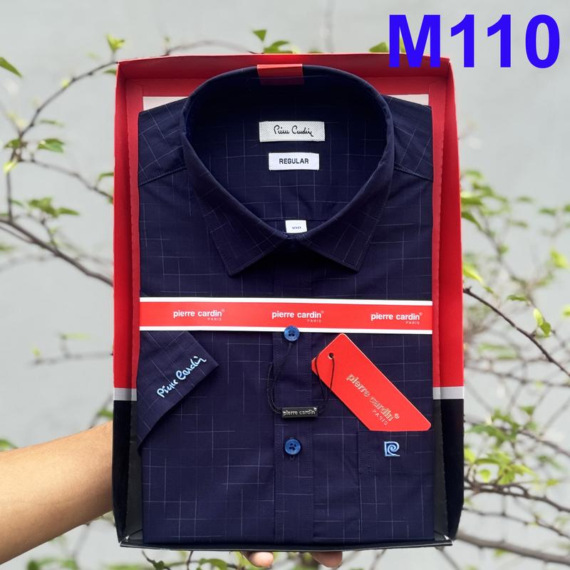  Áo Sơ Mi Pierre Cardin Áo Sơ Mi Nam Ngắn Tay Vạt Ngang Vải Cotton Cao Cấp Chống Nhăn Mẫu Mới 2025 