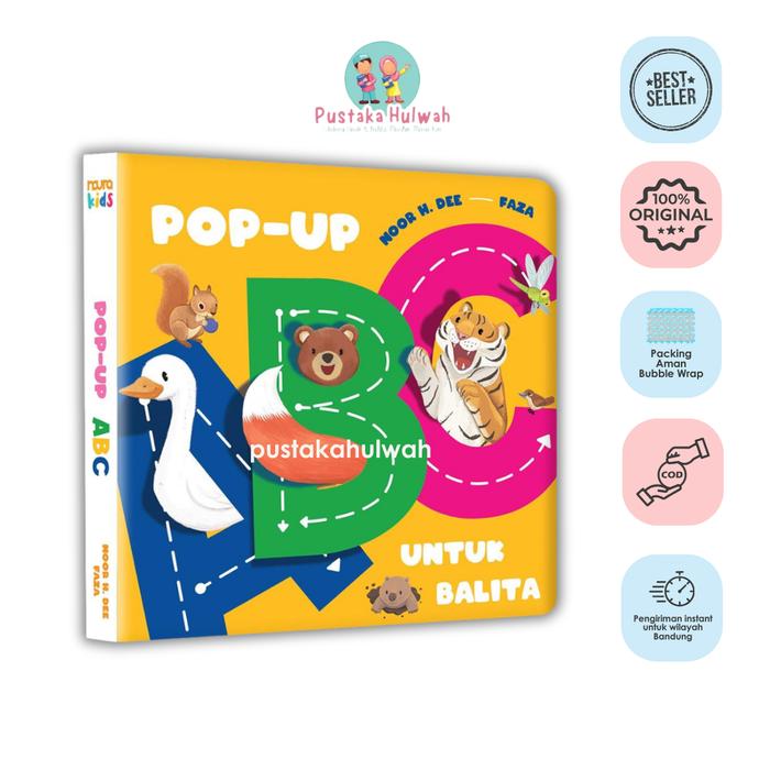 Gambar POP-UP ABC UNTUK BALITA (BUKU BAYI MULAI USIA 1+) - Pop-Up ABC dari Pustaka Hulwah - Islamic Books Kota Bandung Tokopedia