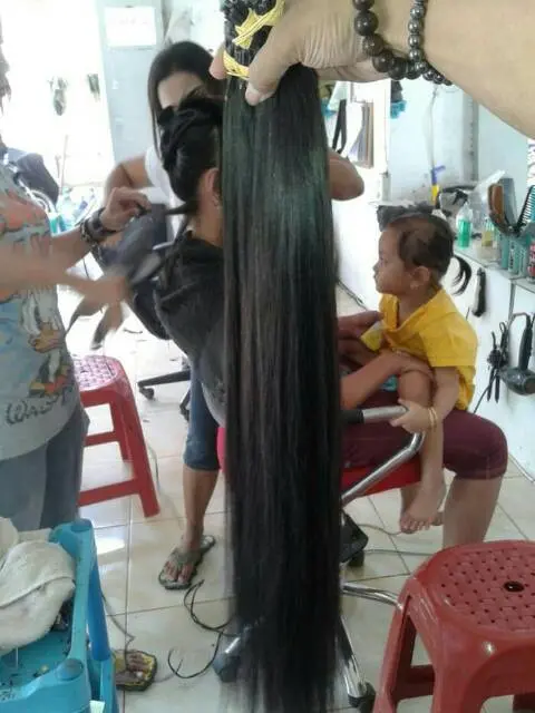 (Bayar diTempat)Rambut sambung 65cm 100helai 1ikat (Promo) 3