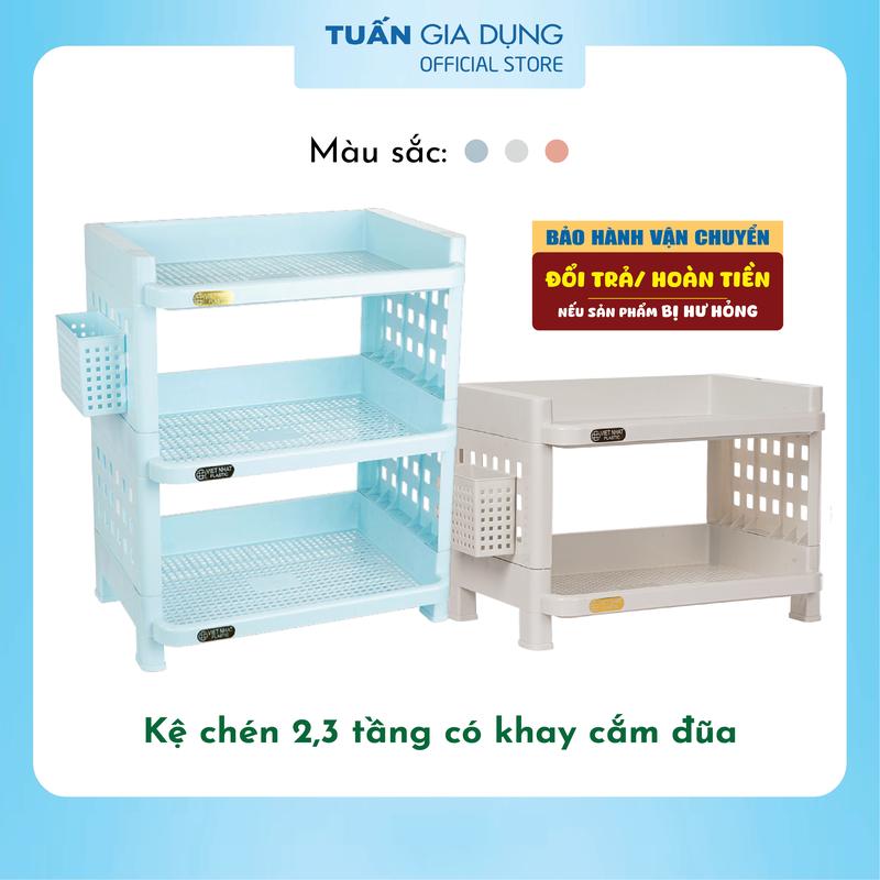 Kệ chén 2,3 tầng kệ úp bát 2,3 tầng để Nhà Bếp Việt Nhật 5528 Kitchen II