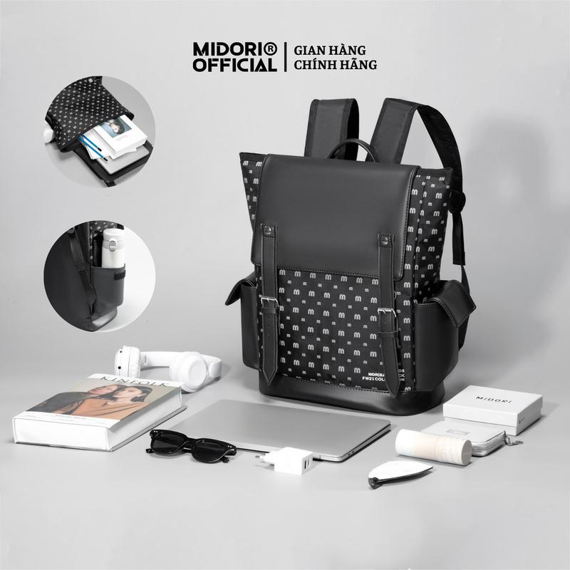 [ST.ICK.ER] Balo Đi Học Thời Trang Nam Nữ Trượt Nước Đựng Laptop Unisex SEASON 7 Chính Hãng | Local Brand MIDORI STUDIO OFFICIAL