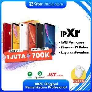 [Secondhand] iPhone XR ex iBox Beacukai IMEI Permanen Garansi 12 Bln Kualitas Teruji Resmi FULLSET 128GB 256GB 512GB