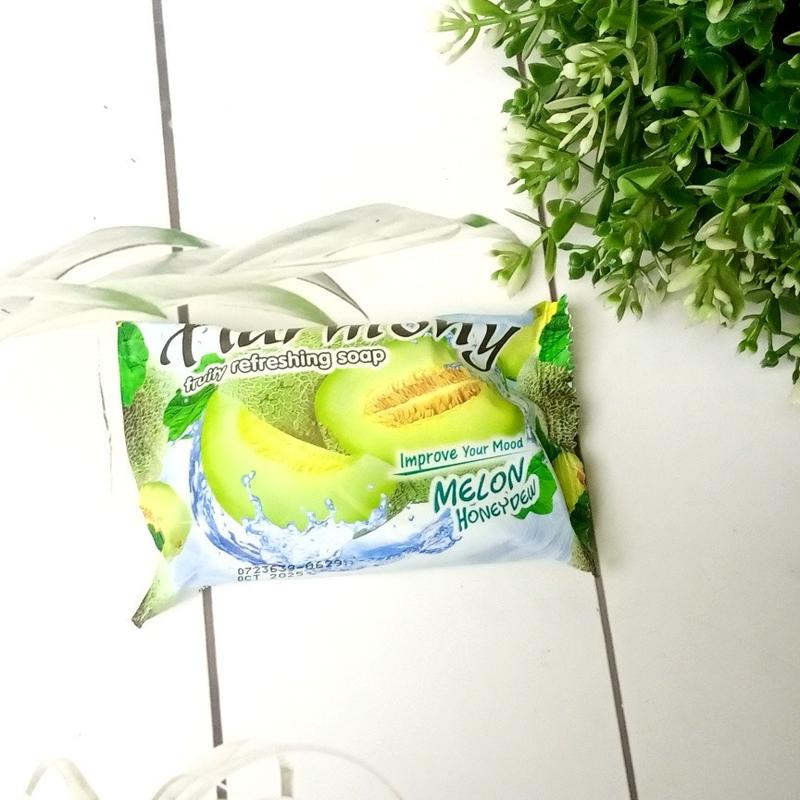 Sabun Mandi Batang HARMONY Fruity Refreshing Bar Soap 70 gram (isi 12 Pcs) Wangi Buah 3