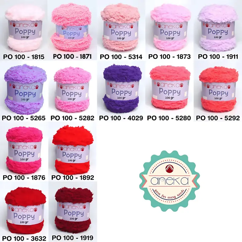 KATALOG - Benang Rajut Handuk Poppy / Towel Yarn 100gr Part 2 0