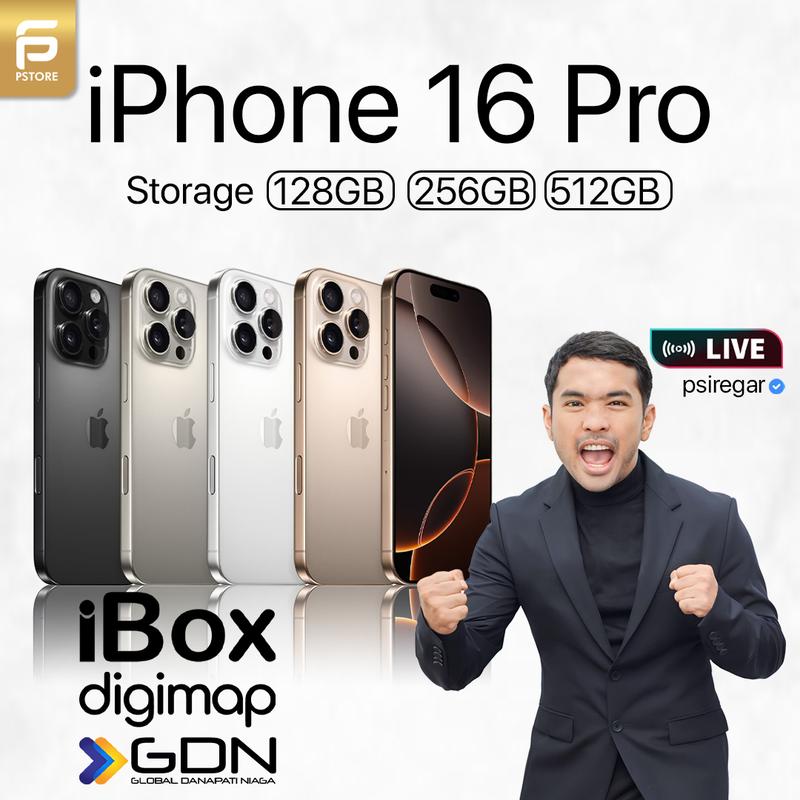SPESIAL PUTRA SIREGAR | IPHONE 16 PRO NEW GARANSI RESMI INDONESIA 0