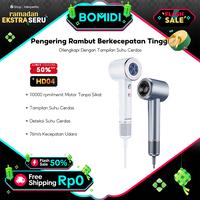Gambar [COD] BOMIDI HD02 High Speed Hair Dryer 1600W LED Screen Display Constant Temperature Pengering Rambut 2 Mins Fast Drying Pengering Kering 300 Juta Ion Negatif Pengering Rambutionic Professional Perawatan Salon - abu dari BomidiOfficialStore Kab. Tangerang 1 Tokopedia