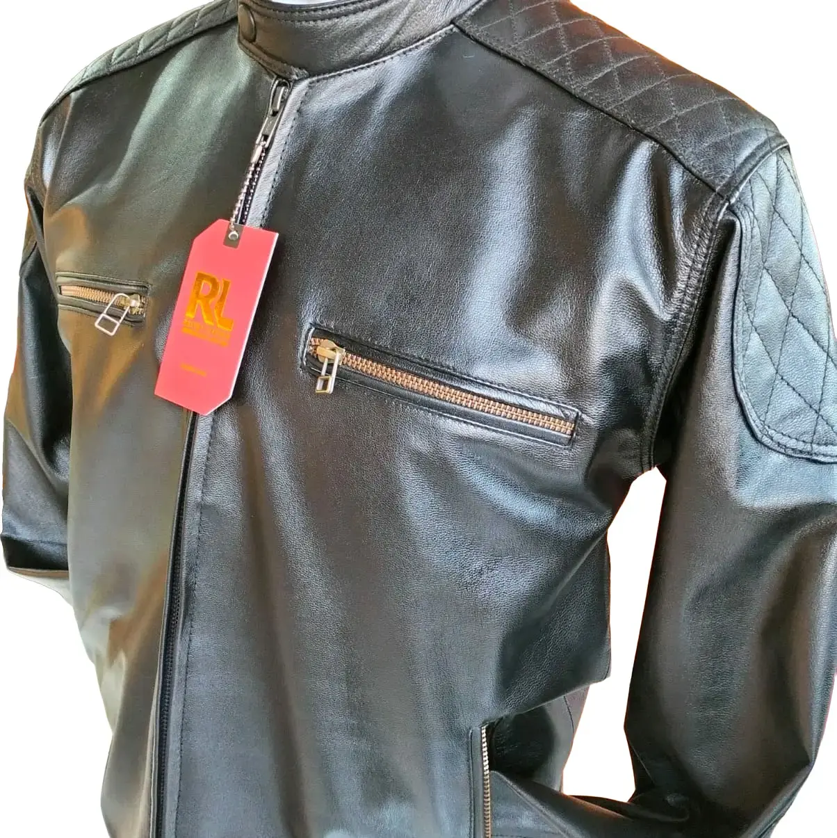jaket kulit kambing model motor