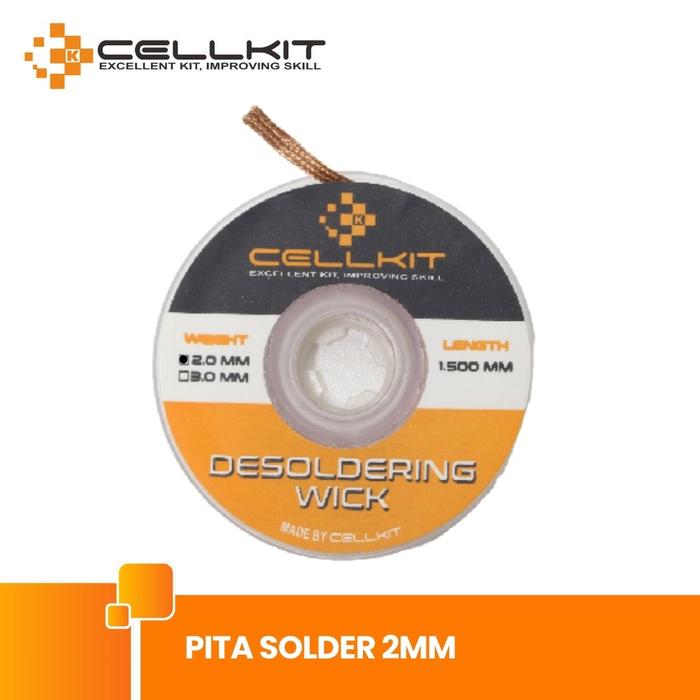 Gambar CELLKIT Pita Pembersih Timah Solder CELLKIT CK WDL 0.2MM dari CELLKIT Kota Surabaya Tokopedia