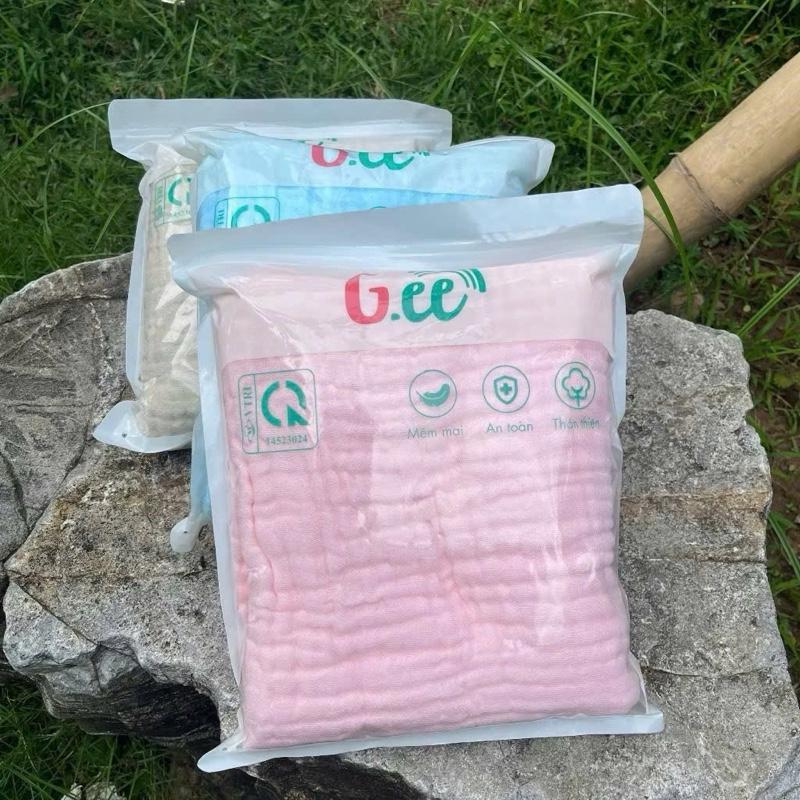 Khăn Tắm Gee Muslin 6 Lớp Size 90x 100cm Mềm Mại Cho Bé Sơ Sinh - Khăn Quấn Khăn Lau Chăn Đắp Đa Năng