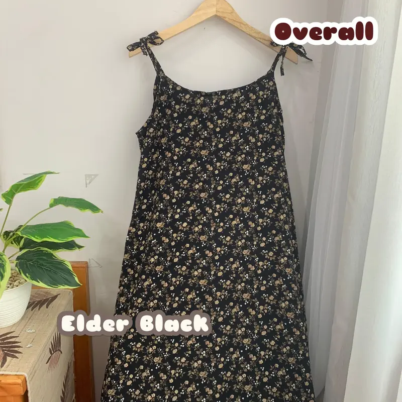 OVERALL JUMBO XXXL / JISOO OVERALL OUTER DRESS POLOS KOREAN LOOK MAYUNG MUSLIM JUMBO XXL / Overall dress Muat 40-90kg / SLOOPY OVERALL DRESS JUMBO operol  cewek  import Airflow Crinkle Maxi 5